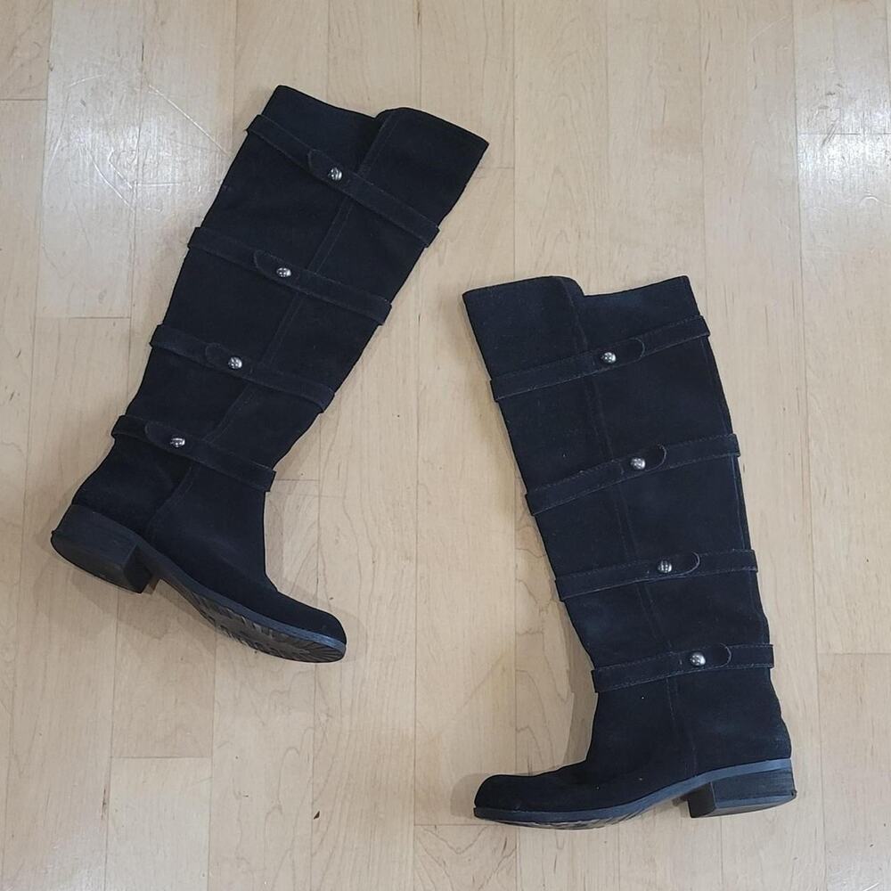 BCBGeneration Tall Black Suede Boots